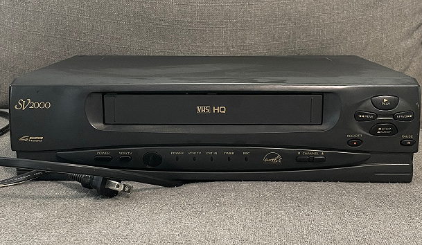 Black Funai SV2000 VCR